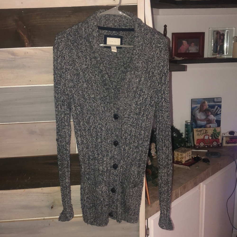 Forever 21 Long Button Down Cardigan - small size